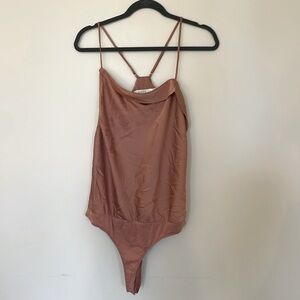 Astr the label satin body suit